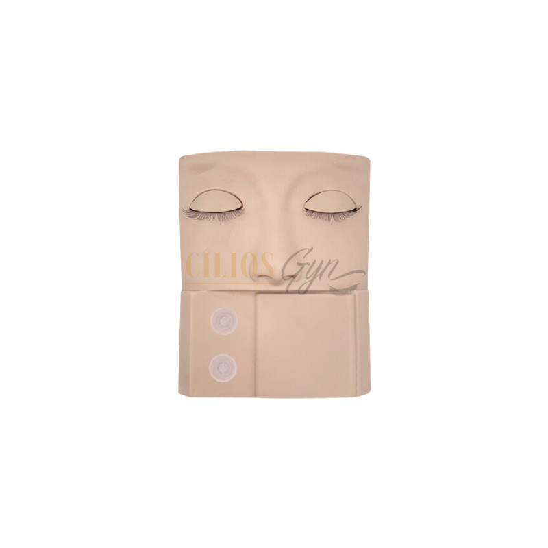 MOLDE ROSTO TREINO SILICONE COM BATOQUE