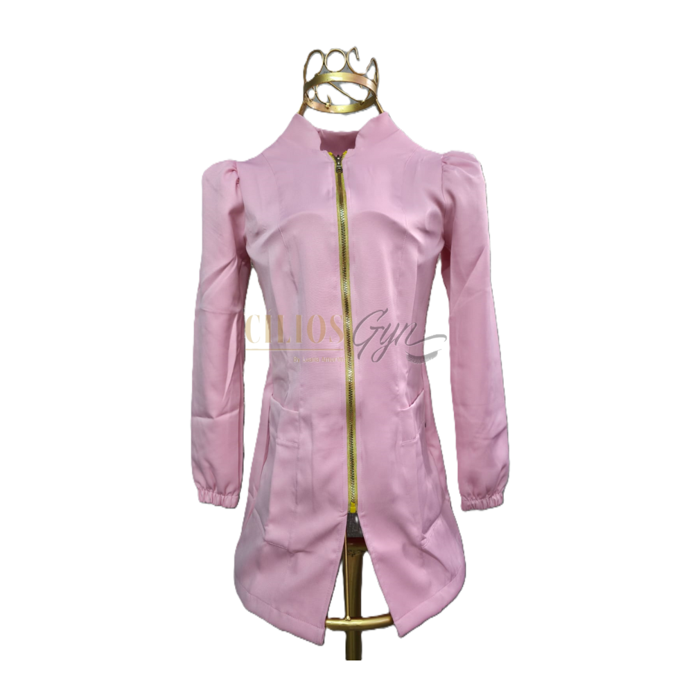 JALECO ROSA CLARO MANGA LONGA P
