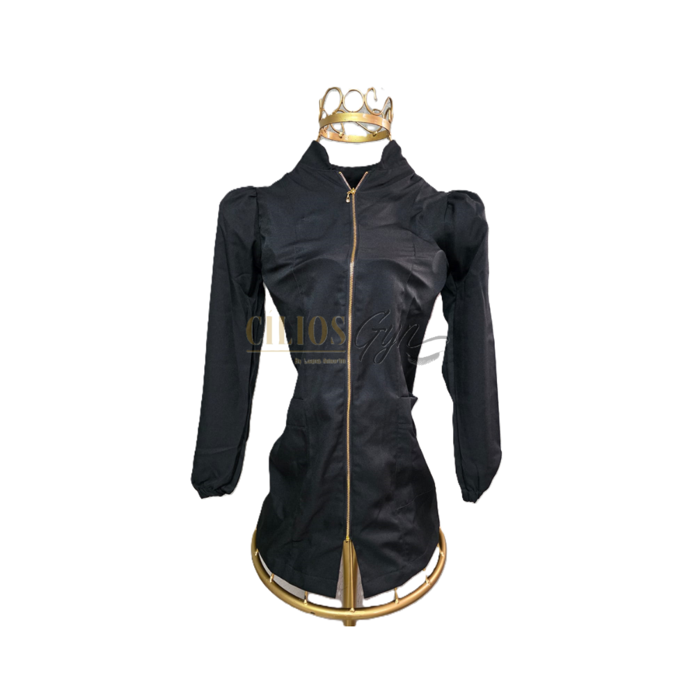 JALECO PRETO MANGA LONGA