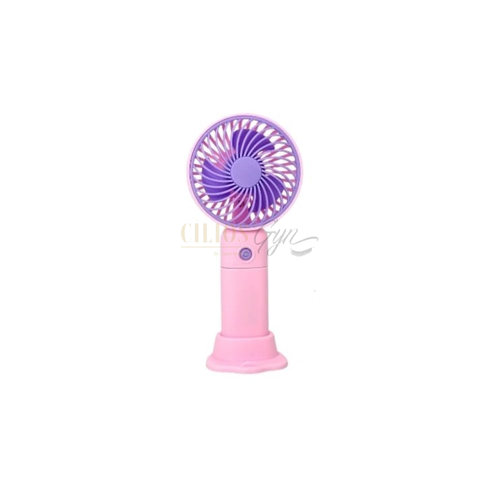 VENTILADOR ROSA E ROXO MINI FAN