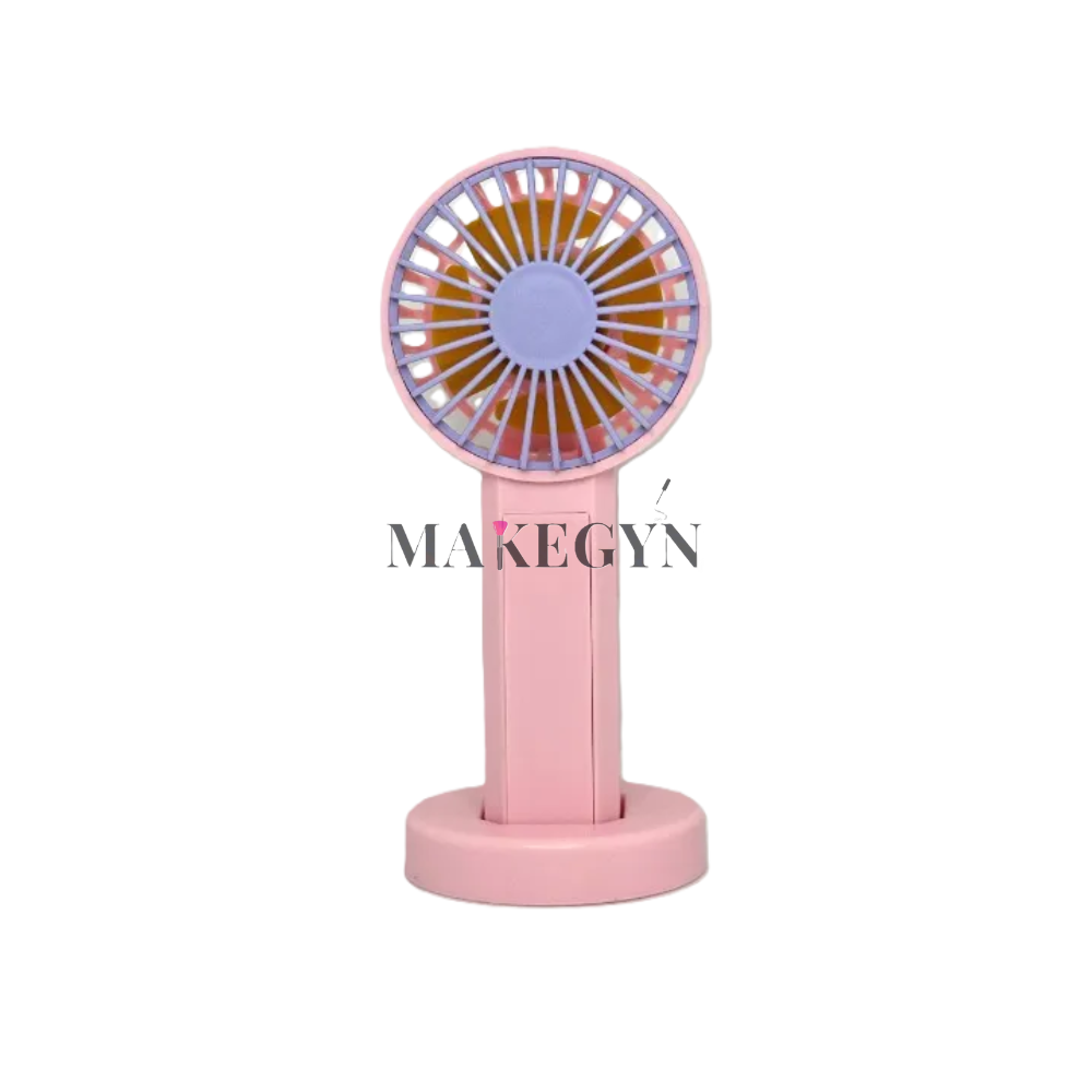 VENTILADOR ROSA LILAS LED