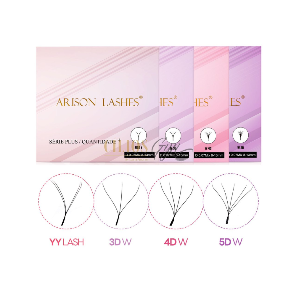 CILIOS ARISON LASHES MIX CAIXA DUPLA PLUS