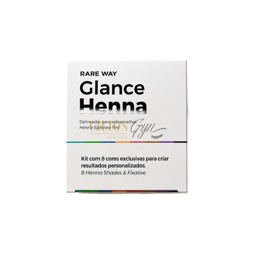 KIT HENNA GLANCE 8 CORES