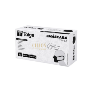 MASCARAS TALGE PRETA 50 UNID