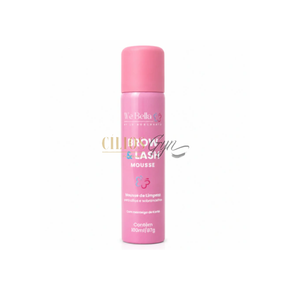 MOUSSE DE LIMPEZA BROW E LASH WE BELLA