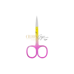 TESOURA BEAUTY ROXO COM AMARELO